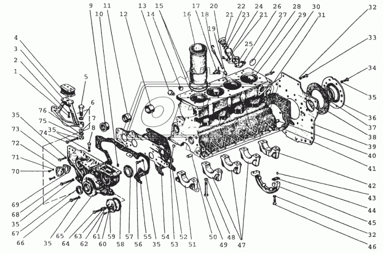 240-1002036 Крышка люка ТНВД ЗИЛ-5301